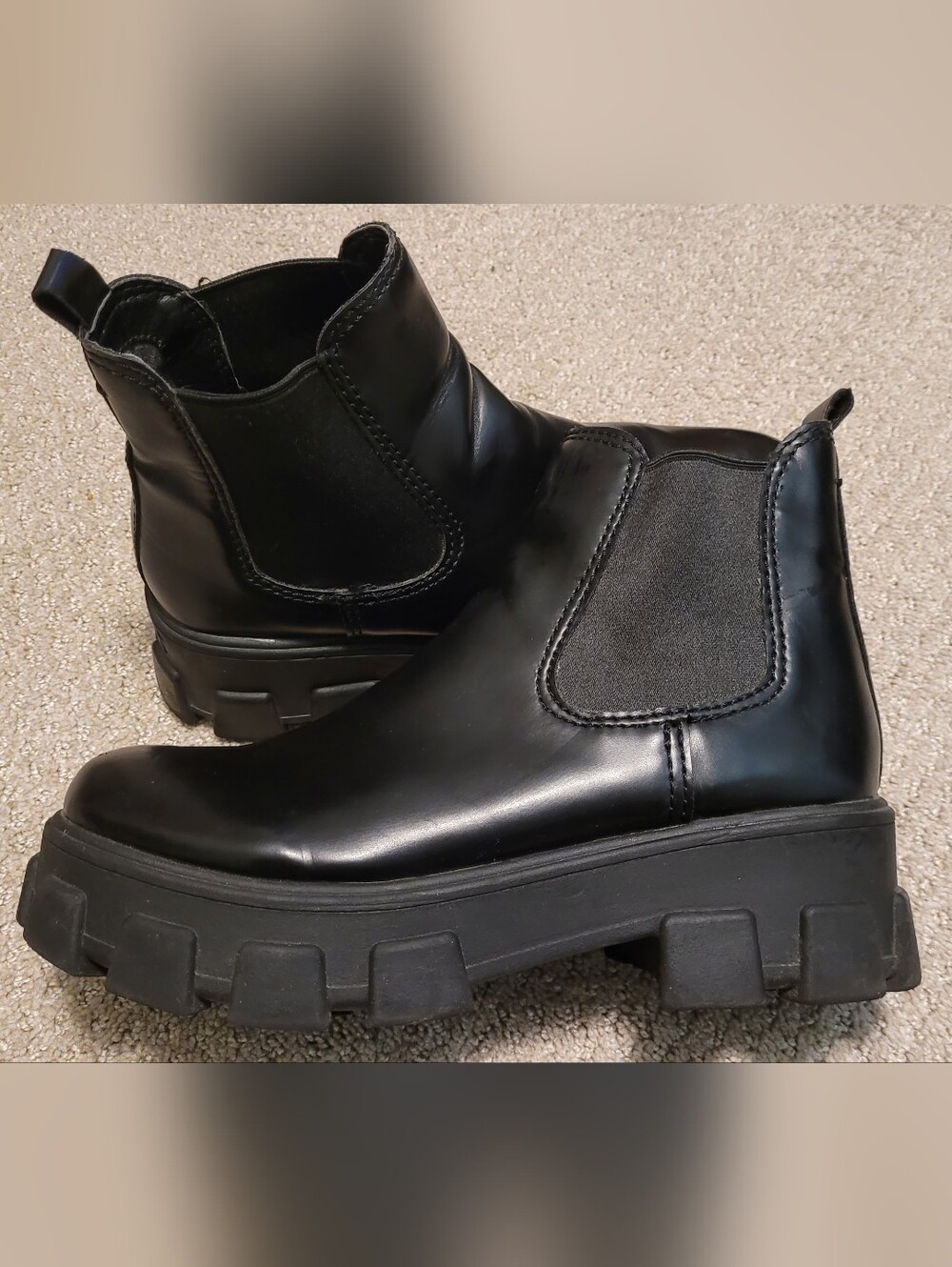 Circus NY Women's Platform Boots Size 9.5 Black Chunky Whismygoth Sam Edelman